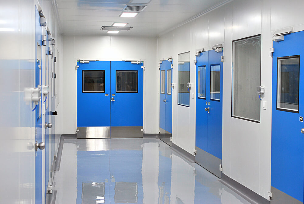 Panneaux hygiéniques pour salle blanche